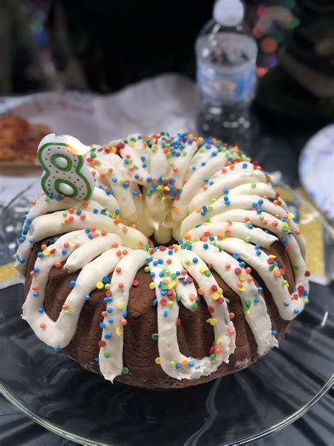 However, the products are baked with equipment that also processes gluten-containing products. . Nothinf bundt cake